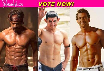 Shah Rukh Khan, Aamir Khan, Hrithik Roshan - Whose 8-pack abs are hotter?  Vote! - Bollywood News & Gossip, Movie Reviews, Trailers & Videos at