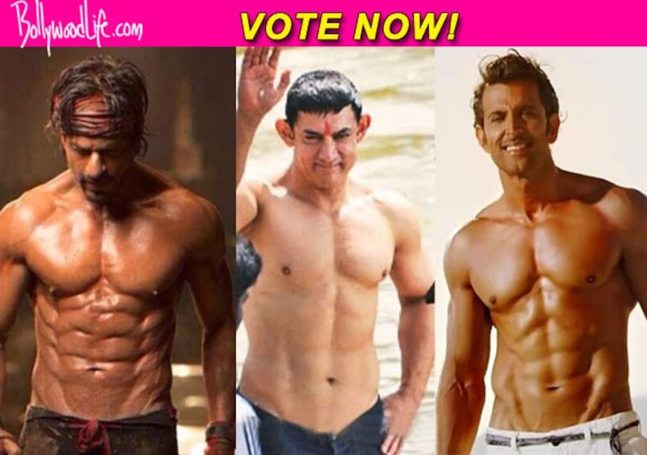 Shah Rukh Khan, Aamir Khan, Hrithik Roshan - Whose 8-pack abs are