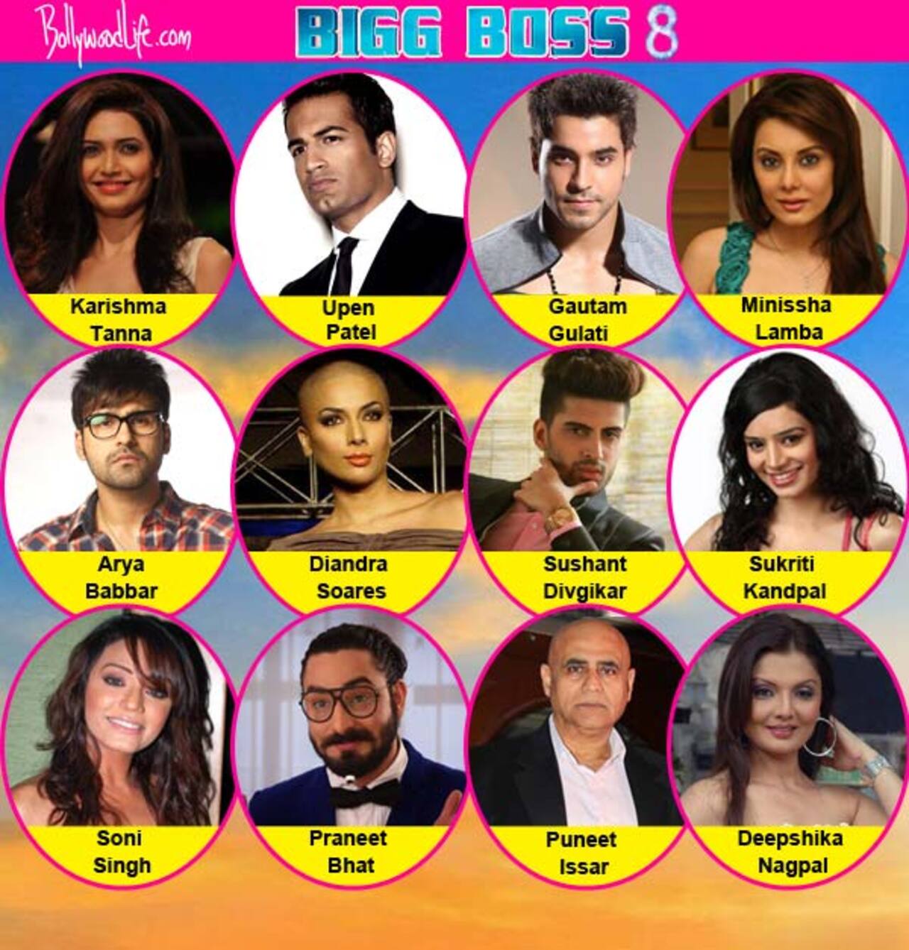 Bigg Boss 8 official contestant list: Sukriti Kandpal, Gautam Gulati, Minissha Lamba finalised for Salman Khan's show