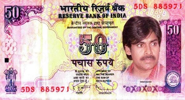 Pawan Kalyan's image morphed on currency note creates ...