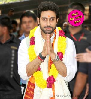 After Lalbaugcha Raja, Abhishek Bachchan visits Siddhivinayak temple!