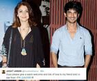 Anushka Sharma welcomes her PK co-star Sushant Singh Rajput on Twitter!