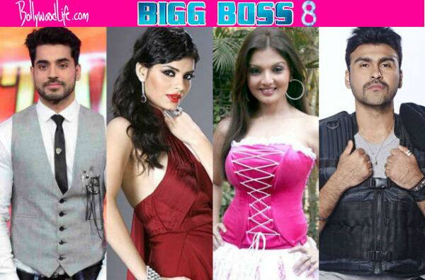 Bigg Boss 8 Gautam Gulati Sonali Raut Arya Babbar Deepshikha Nagpal