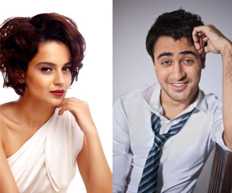 Kangana Ranaut: There is a comfort level while doing romantic scenes with Imran Khan!