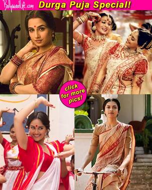 Aishwarya Rai Bachchan, Deepika Padukone, Sonakshi Sinha, Vidya Balan, Madhuri Dixit Nene – a look at actresses in Durga Puja avatar