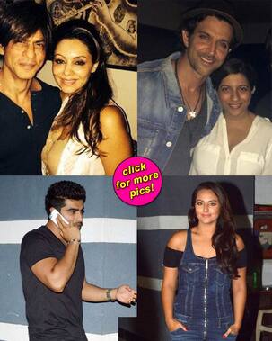 Hrithik Roshan, Sonakshi Sinha, Arjun Kapoor at Gauri Khan’s birthday bash – View pics!