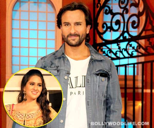 Saif Ali Khan Ill Shoot My Daughter Sara If She Thinks About Leaving College Bollywoodlife 