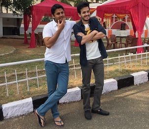 Akhil Akkineni starts shooting for his debut flick with VV Vinayak