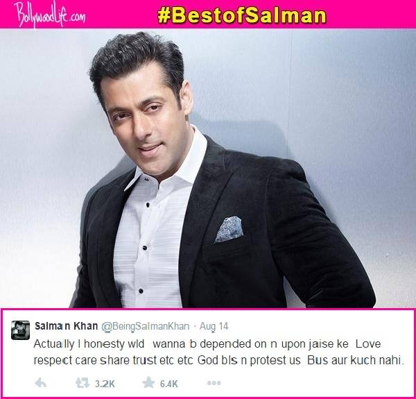 Five Most Hilarious Tweets Of Salman Khan - Bollywood News & Gossip ...