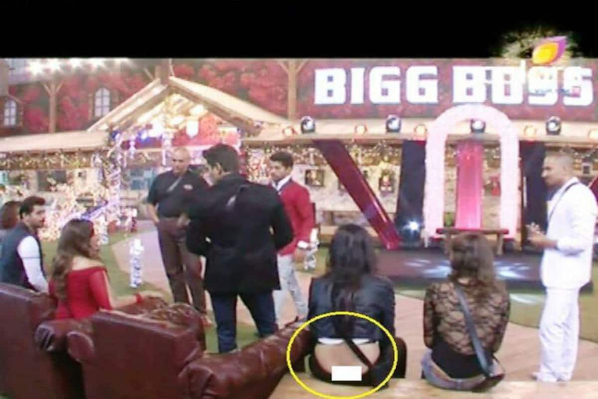 Bigg Boss 8 Omg Sonali Raut S Wardrobe Malfunction Picture Goes