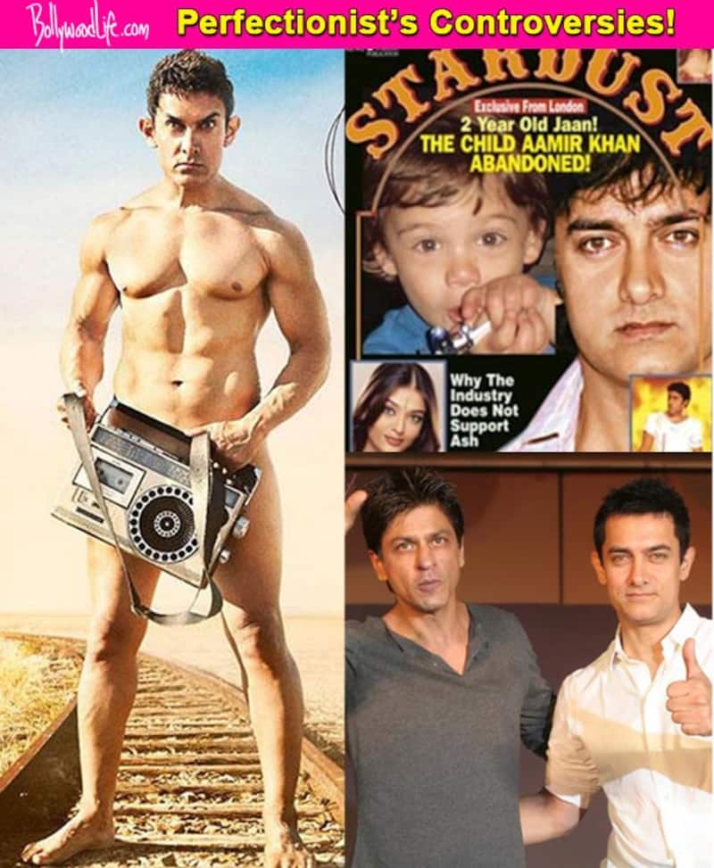 From calling Shah Rukh Khan a dog to baring it all for the PK poster, take a look at Aamir Khan's controversies!