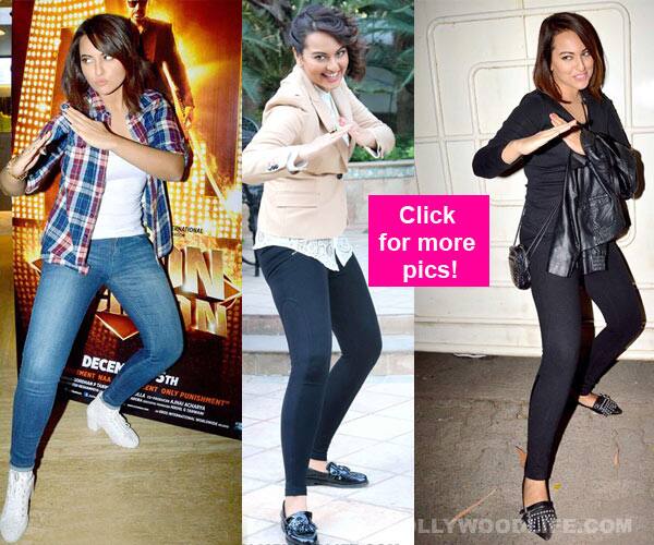Sonakshi Sinha and her numerous action poses-viewpics!