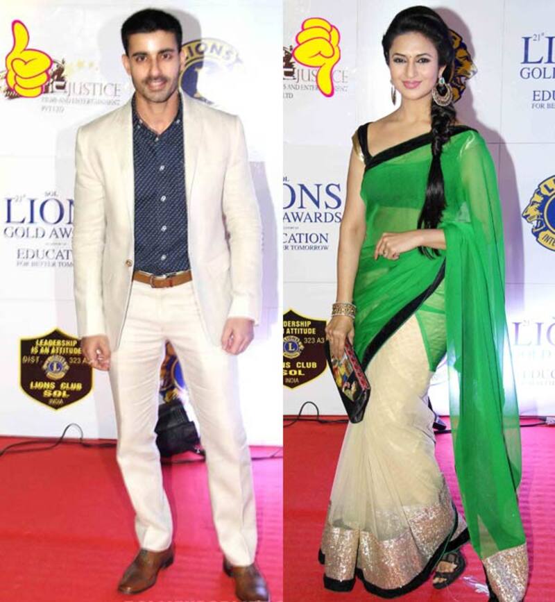 Gautam Rode’s WOW and Divyanka Tripathi’s WTF fashion moment at an awards night- view pic!