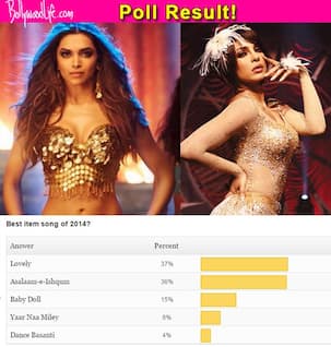 Deepika Padukone’s Lovely beats Priyanka Chopra’s Asalaam-e-Ishqum to become the best item song of 2014