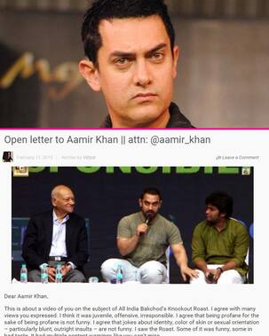 An aam aadmi's open letter to Aamir Khan on AIB Roast comments goes viral on Twitter - Read full letter!
