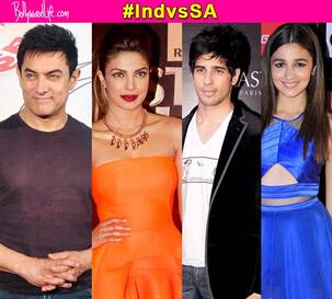 World Cup 2015 India vs South Africa: Priyanka Chopra, Aamir Khan, Alia Bhatt and Sidharth Malhotra cheer for Team India!