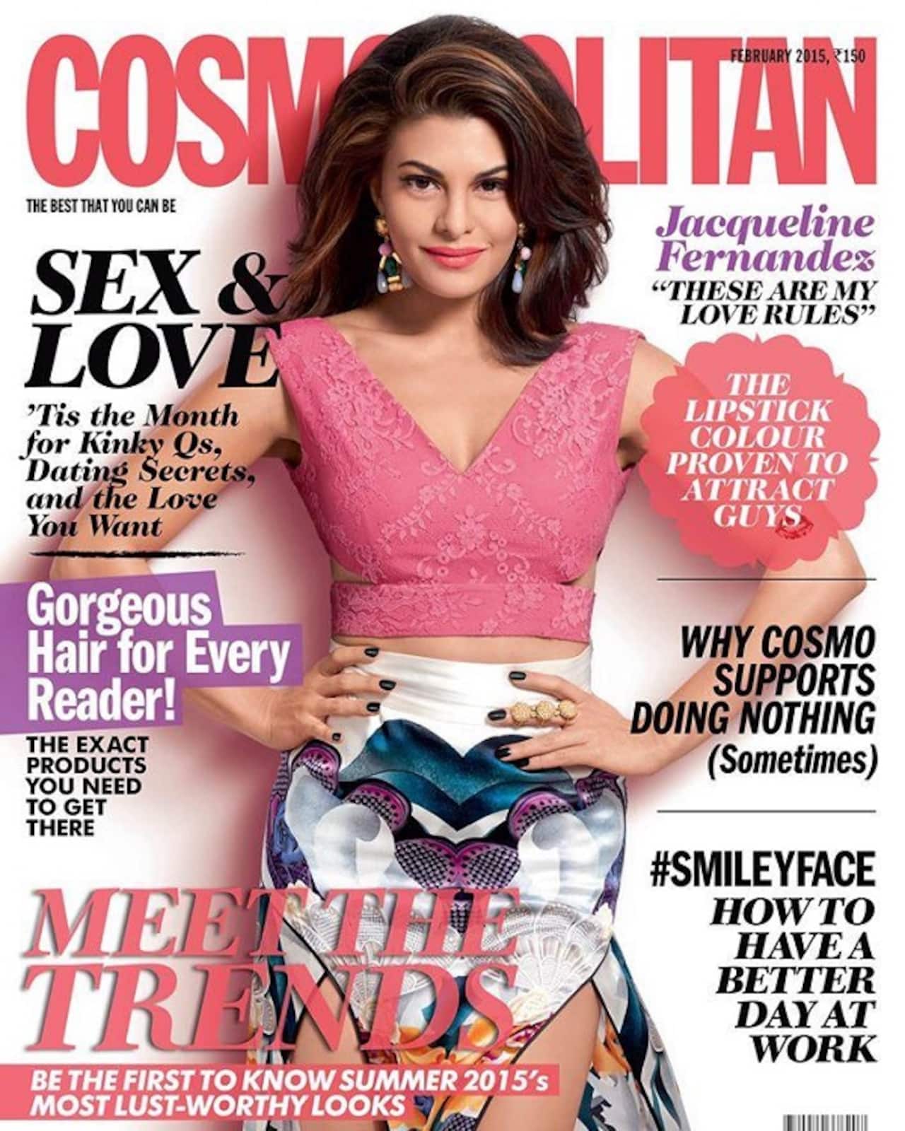 Jaqueline Fernandez looks gorgeous on a magazine cover! - Bollywood ...