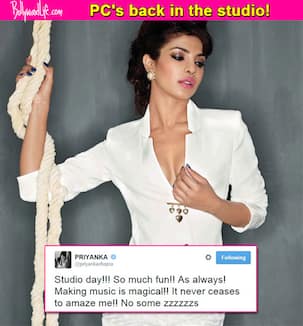 Priyanka Chopra has entered the studio, another hit single on it's way?