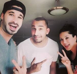 Post Bigg Boss Halla Bol, Ali Quli Mirza hangs out with Sunny Leone and Daniel Webber!