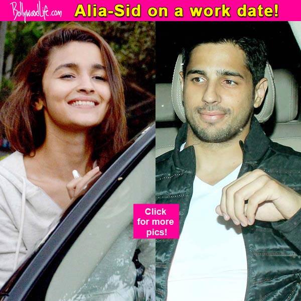 Lovebirds Alia Bhatt And Sidharth Malhotra Spotted Shooting Together View Pics Bollywood