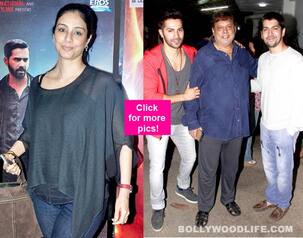 Varun Dhawan's family, Nawazuddin Siddiqui, Tabu attend a special screening of Badlapur - view pics!