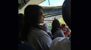 Spotted: Anushka Sharma cheers for boyfriend Virat Kohli at the India vs Australia semi finals- view pic!