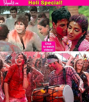 Holi special: Ranbir's Balam Pichkari, Ranveer- Deepika's Lahu Munh Lag Gaya, Amitabh-Rekha's Rang Barse - songs for the festival of colours!