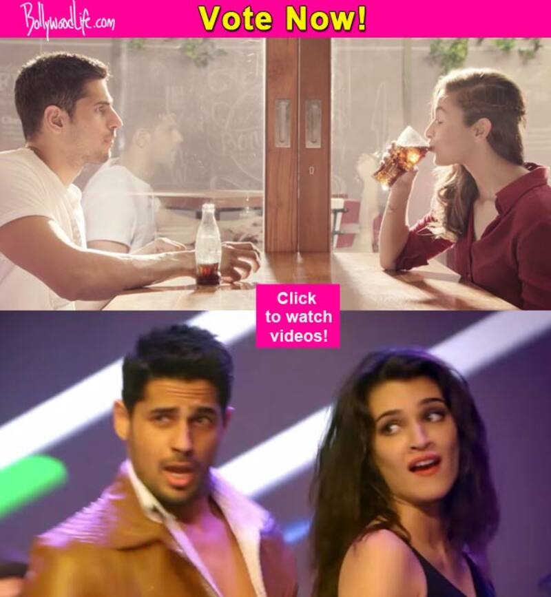 Alia Bhatt Or Kriti Sanon Whose Chemistry Is Hotter With Sidharth Malhotra Bollywood News