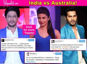 India vs Australia semi finals: Here's how Priyanka Chopra, Shah Rukh Khan and Varun Dhawan are cheering for our men in blue!
