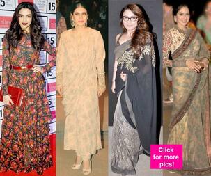 Deepika Padukone, Kajol and Rani Mukerji drop some sparkle at Sabyasachi's show during Lakme Fashion Week 2015