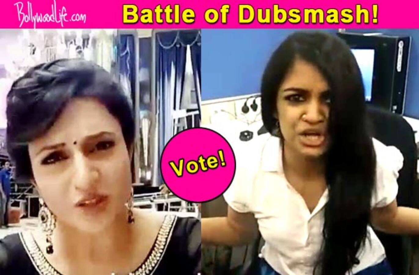 Divyanka Tripathi versus BollywoodLife's Rukmini Chopra - Whose Kareena Kapoor dubsmash video do you like better?