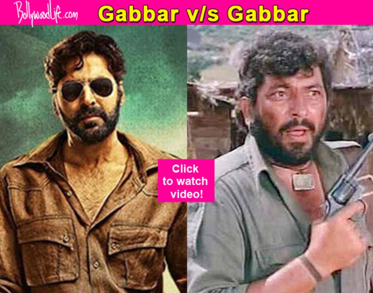 Gabbar vs Gabbar: Akshay Kumar and Amjad Khan try to outscore each other in  this new Gabbar mashup! Watch video - Bollywood News & Gossip, Movie  Reviews, Trailers & Videos at 