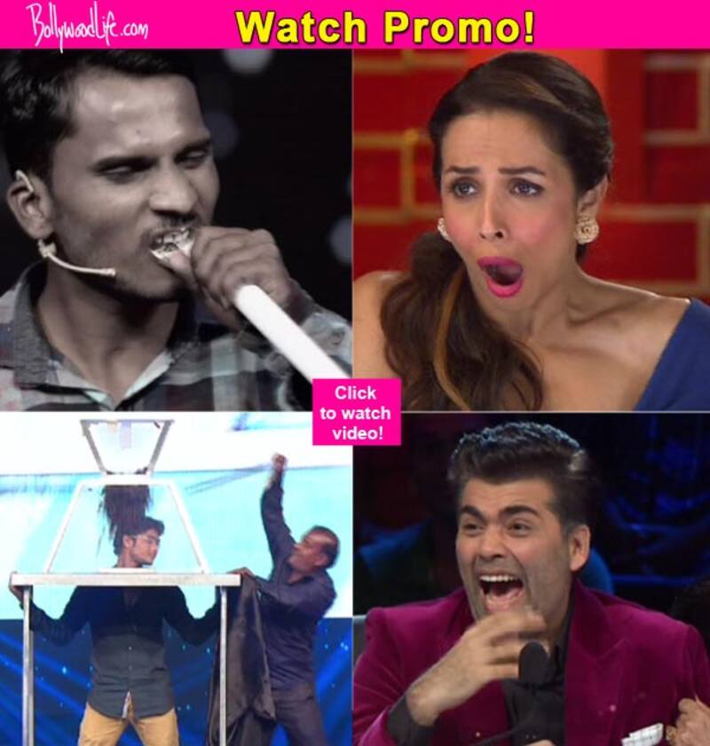 India s Got Talent Promo Gear Up With Malaika Arora Khan Karan Johar To See People Bathing In 