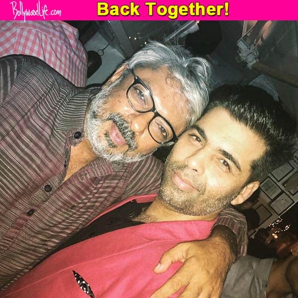 Karan Johar and Sanjay Leela Bhansali kiss and patch&nbsp;up!