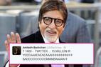15 million! That's how many followers Amitabh Bachchan has on Twitter