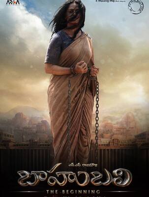 Bahubali poster: Anushka Shetty intrigues as the tortured captive Devasena!