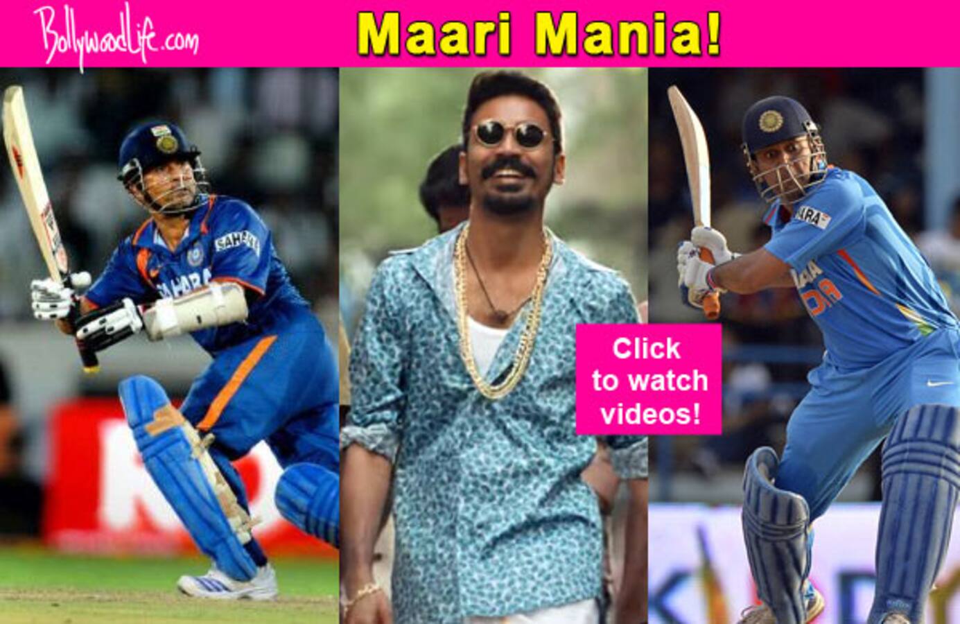 MUST WATCH: Sachin Tendulkar and MS Dhoni in Dhanush's Maari avatar! - Bollywood News & Gossip, Movie Reviews, Trailers & Videos at MUST WATCH: Sachin Tendulkar and MS Dhoni in Dhanush's Maari avatar! - Bollywood News & Gossip, Movie Reviews, Trailers & Videos at