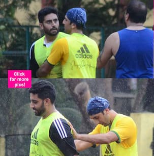 Ranbir Kapoor prevents Abhishek Bachchan from getting into a fistfight with Bunty Walia as friendly match turns ugly!
