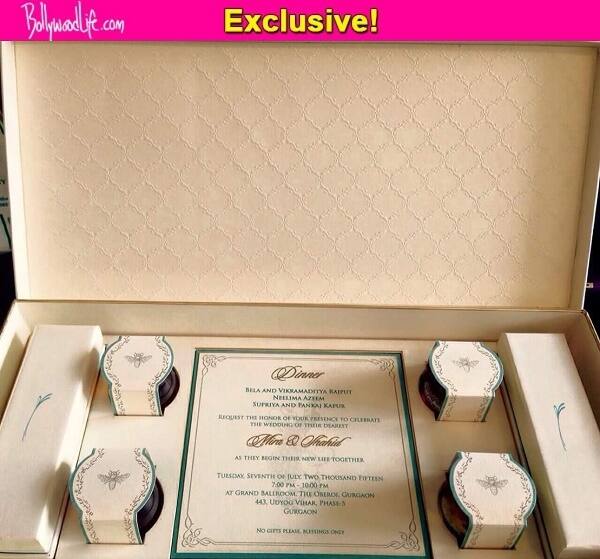 Exclusive: Shahid Kapoor and Mira Rajput's wedding card&nbsp;LEAKED!