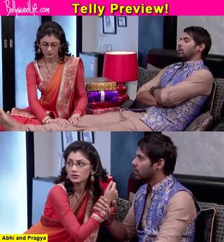Kumkum Bhagya: Tanu catches Abhi and Pragya in a moment of passion - watch video!