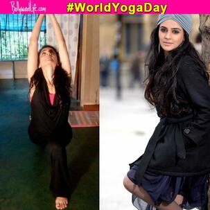 World Yoga Day 2015: Sara Khan says that Yoga helps clear the clutter in her mind - Watch video!