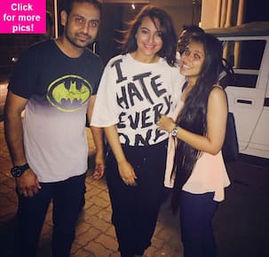 Salman Khan fulfils Sonakshi Sinha's birthday wish with a surprise party- view pics!