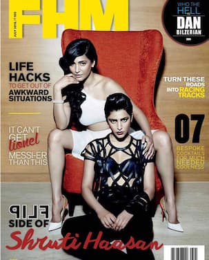 Shruti Haasan's Twinning act on the latest FHM cover looks so RAD!