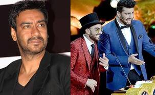After Ranbir Kapoor, Ajay Devgn upset with Ranveer Singh- Arjun Kapoor's jig at IIFA 2015!