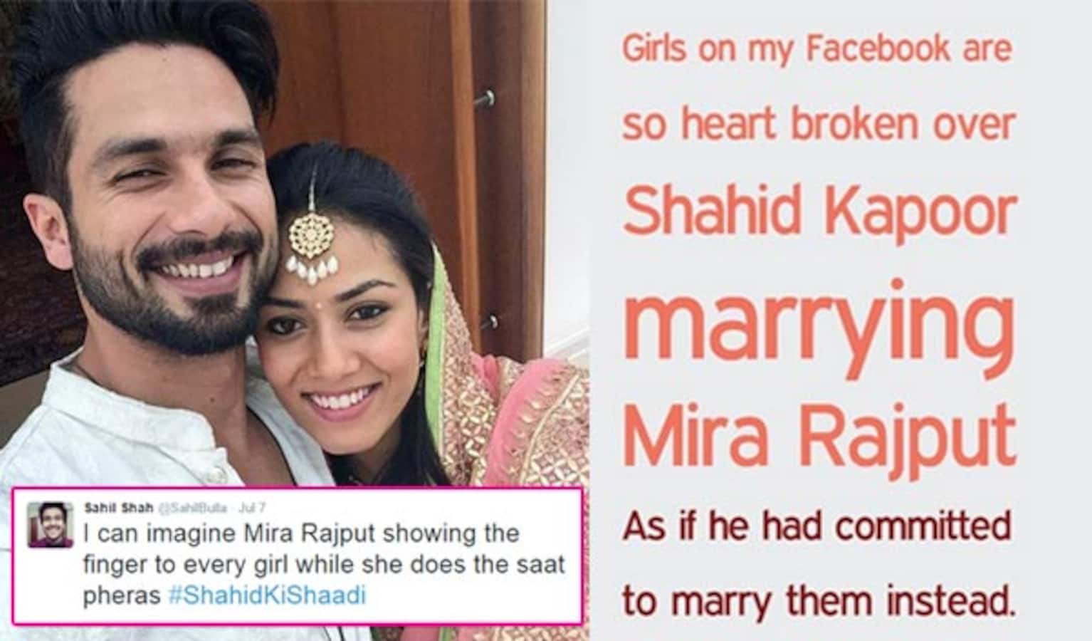 These jokes on Shahid Kapoor's wedding will DEFINITELY cheer up heartbroken girls! - Bollywood News & Gossip, Movie Reviews, Trailers & Videos at These jokes on Shahid Kapoor's wedding will DEFINITELY cheer up heartbroken girls! - Bollywood News & Gossip, Movie Reviews, Trailers & Videos at
