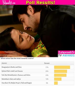 BollywoodLife TV Awards 2015: Fans choose Rangrasiya’s Rudra and Paro to have the most romantic scene