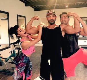 This is what Varun Dhawan, Jacqueline Fernandes and John Abraham are up to!