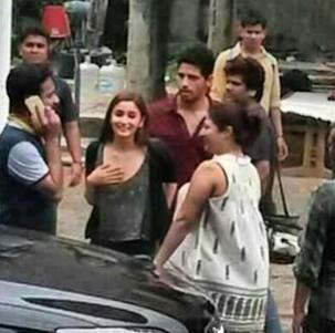 Alia Bhatt and Sidharth Malhotra spotted on sets of Kapoor and Sons Since 1921!