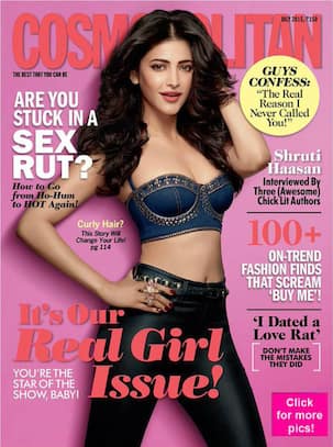 Hot damn! Shruti Haasan is looking super sexy on the Cosmopolitan cover!