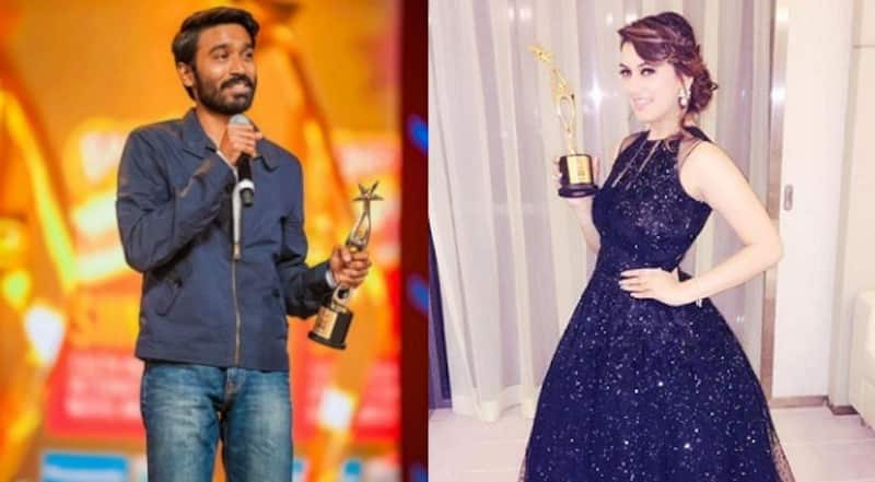 SIIMA 2015 Tamil winners: Dhanush and Hansika walk away with top awards!